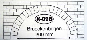 K-02 B Brückenbogen D=200mm AUSVERKAUFT