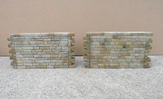 B-03 Fertige gebaute Mauer gerade- AUSVERKAUFT