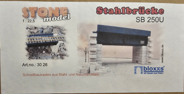 SB 600U Stahlbrücke mit Sandsteinpfeilern 6