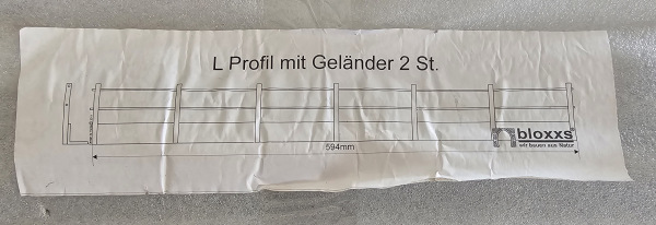 Bausatz Brücke L-Profile 6