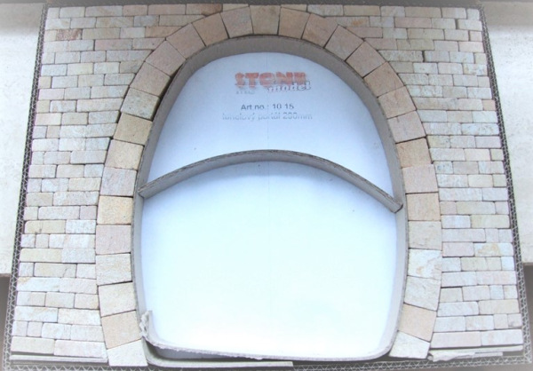 K-01 D Tunnelportal Sandstein eingleisig f. Oberleitung 2