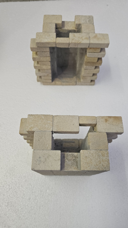 A:Brückenpfeiler aus Sandstein 2 Stück 6