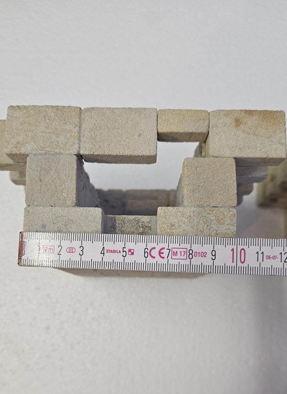 A:Brückenpfeiler aus Sandstein 2 Stück 3